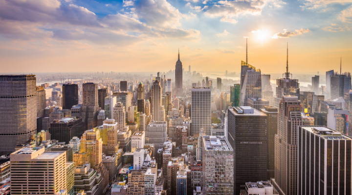 New York city skyline