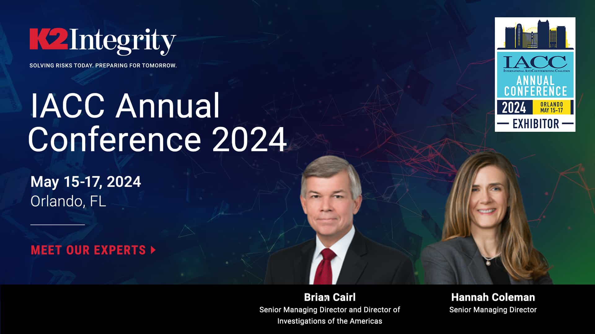 K2 Integrity To Sponsor IACC Annual Conference K2 Integrity