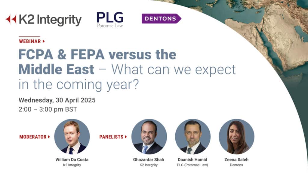 K2 FCPA & FEPA versus the Middle East v1
