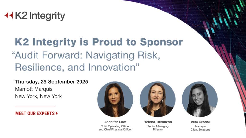 K2 Integrity Sponsors Audit Forward 2025 Conference
