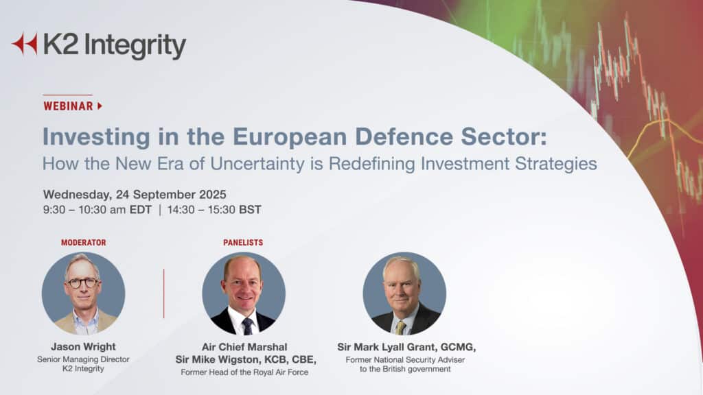 Investing in the European Defence Sector Webinar