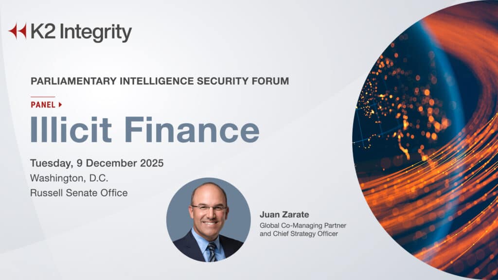 K2 Integrity Parliamentary Intelligence Security Forum